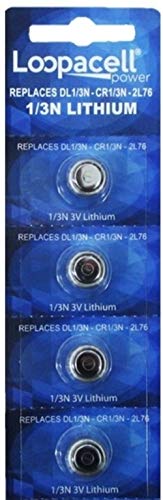 4 Loopacell 1 3N Battery Replacement for DL1 3N CR1 3N 3V Lithium Batteries