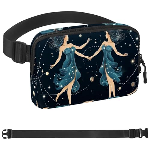 Sac banane de randonnée pour voyage et course à pied, pochette de marche multicolore