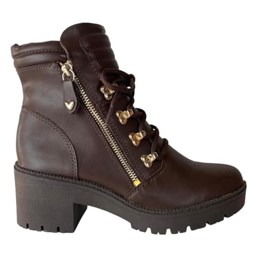 Bota Coturno Feminino Mississipi Salto Bloco Tratorada Ziper