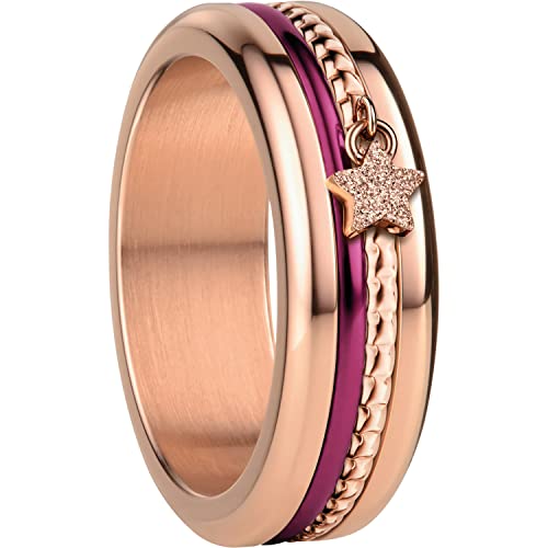 Bague femme BERING 526-ANNIV20RP l'excellence de la finition or rose brillant durable