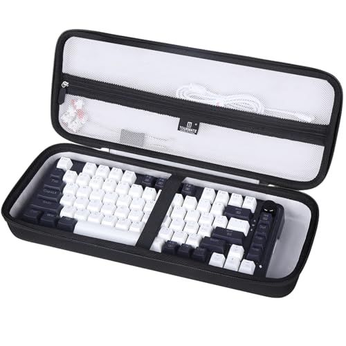 Hard Storage Case for Keychron Gaming Keyboard,Travel Case for K673 PRO/94 K636CLO/K708 Pro/K681 Pro/K552/K552P 87-Key/ 60% 68 Keys Wireless Mechanical Keyboard(Only Box) (Black)