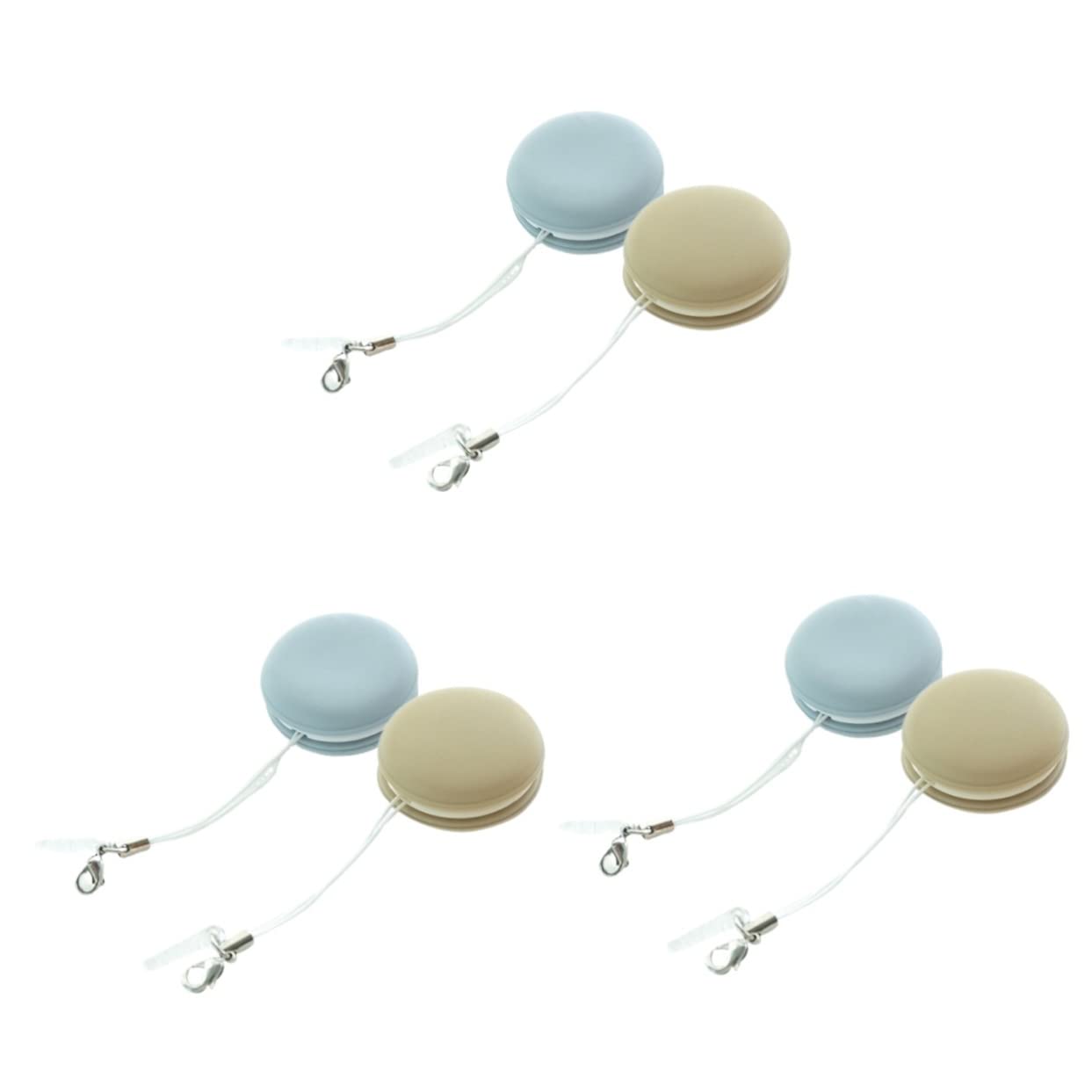 Milisten 6 pcs Macaron Mobile Phone Wipe Macaron Key Pendant Glasses Wipes Screen Wipes Laptop Screen Protector Tablet Screen Repair Tool Glass Screens Laptop Wipes Sponge Clean Remover