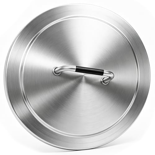 Fire Pit Lid for Solo Stove Bonfire 2.0 19.5 304 Stainless Steel Round Lid for SoloStove Accessories Bonfire and Other 19.5 inch Outdoor Firepit with Heat Resistant Handle