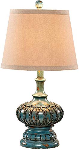 Preisvergleich Produktbild LCK Schreibtischlampe, Tischlampe Armaturen Dimmer Hotel Studie Wohnzimmer Nacht Harz Laternenpfahl Leinen Lampenschirm Modern Minimalist