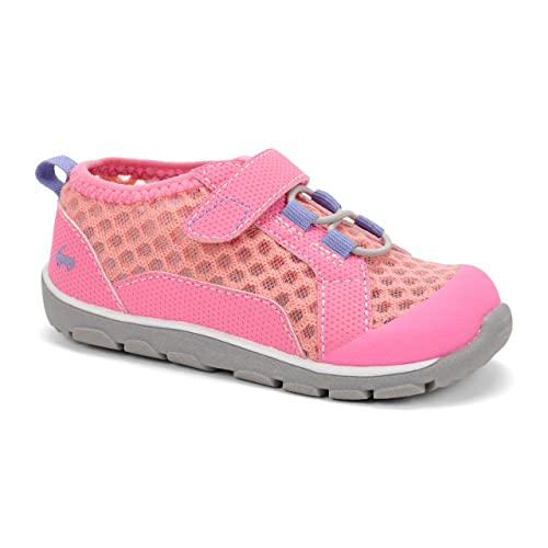 See Kai Run - Anker Water-Friendly Active Shoe for Little Kids, Coral/Multi, Little Kid 112