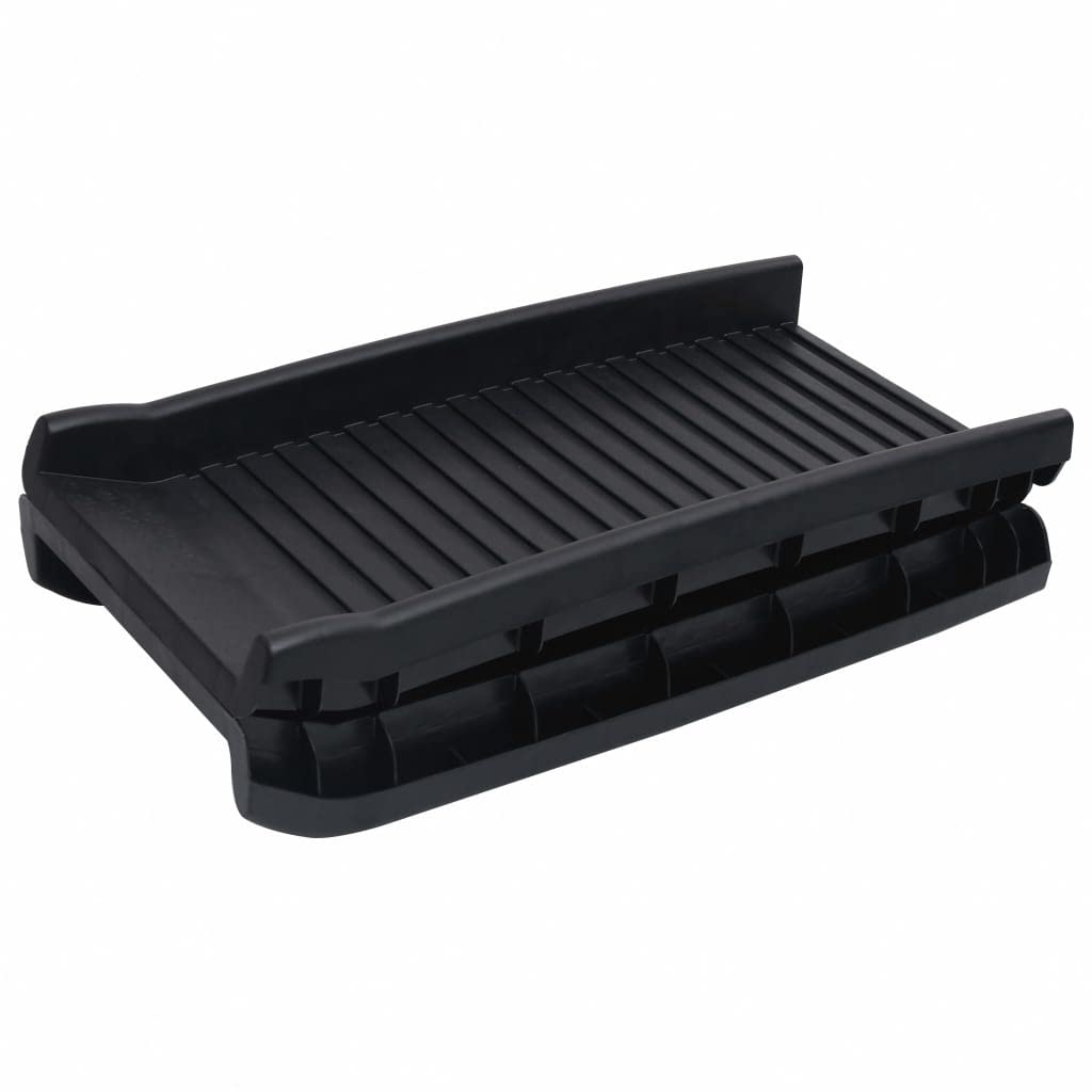 Rampa per cani pieghevole, colore nero, 155,5 x 40 x 15,5 cm, rampa in plastica antiscivolo per auto, divano, letto, protezione delle articolazioni e compatta per cani e gatti