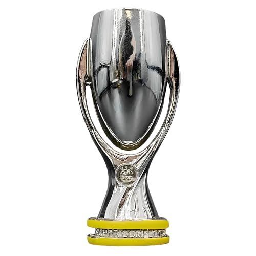 MIAOWR Mini Trofeo De Campeón De La Super Copa De Europa Altura 16 Cm Recuerdo De La League De Fútbol Regalos para Aficionados