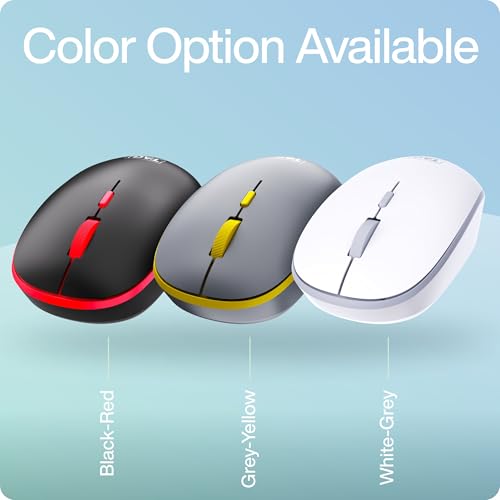 Image of TAG WM500 Black /Grey Wireless Mouse, 2.4GHz USB Receiver, Dedicated DPI Button (800 /1200 /1600), 4 Buttons, Ambidextrous & Light, Power-Saving, 10m Range, 1x AA Battery, Supports Windows /Mac /Linux /iOS