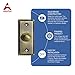 Akatva Door Bell Button – Bell Push Button – Doorbell Chime Wired - Doorbell Button Wired – Door Bell Ringer Button – Doorbell Button Replacement – Wired Doorbell Button - Antique Brass Finish