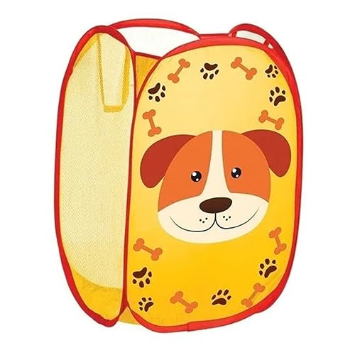 Cesto Organizador Dobrável Telado Cachorro