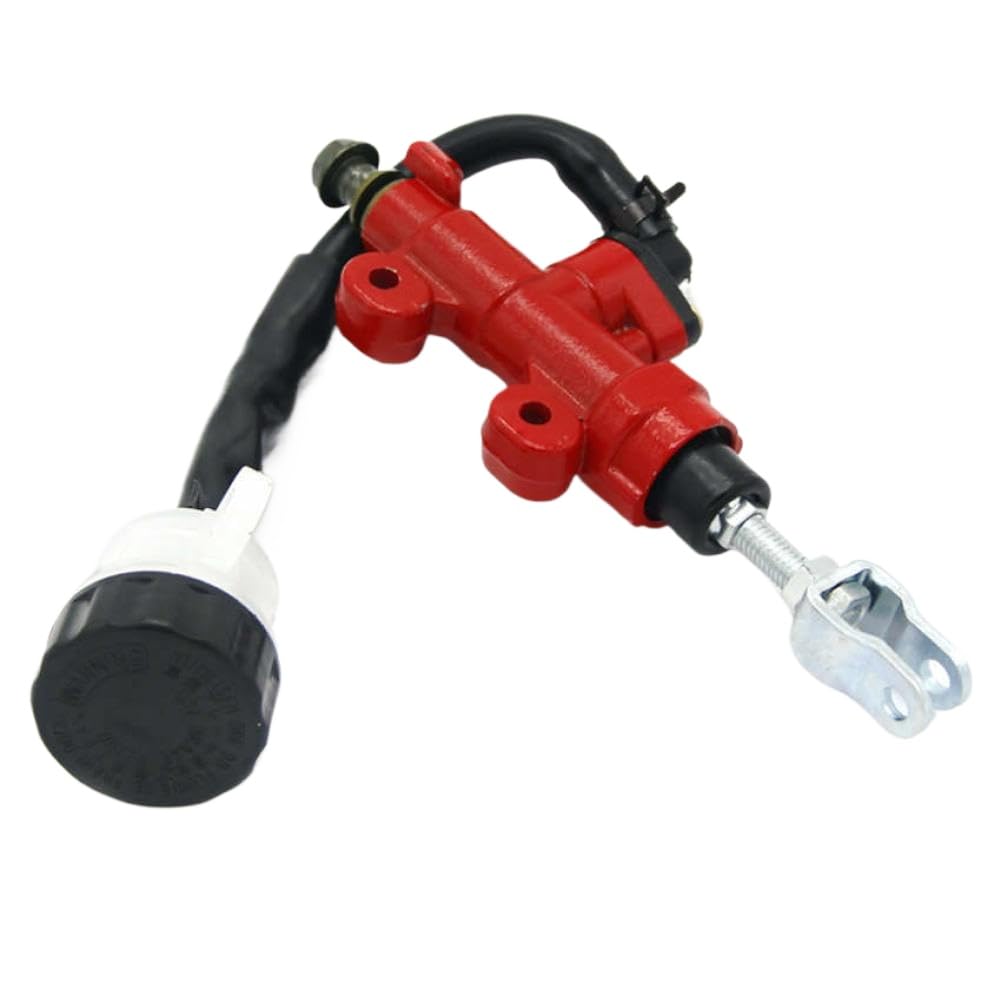 Savbahdxa Red Rear Brake Master Cylinder Adjustable Brake Clutch Lever Compatible With Cbr600rr Cbr900rr Cbr929 Cbr1100xx Vfr800 Cbr600 Vt250 Cbr250(Red)