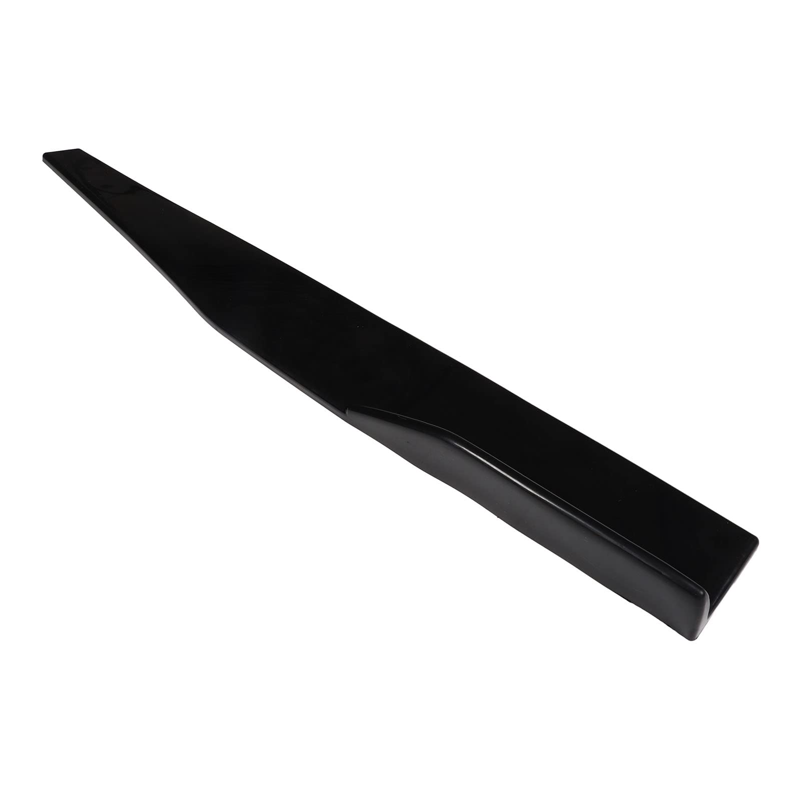 KIMISS Minigonne Laterali per Auto Universali 2 Pezzi Gonna Laterale Posteriore in ABS Nero Lucido per SUV e Automobili, Accessorio per lo Styling Automatico Durevole