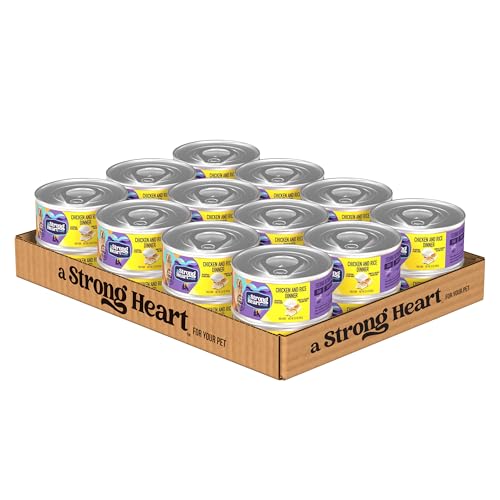 A Strong Heart Wet Dog Food, Chicken and Rice Dinner - 5.5 oz Cans (Pack of 24), Made in The USA...