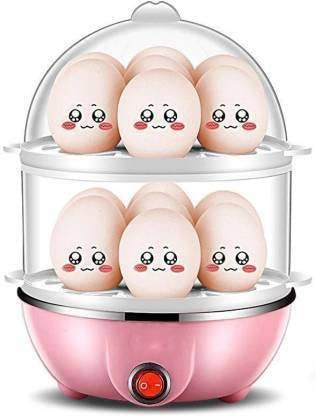 Kavya fashion Double Layer Egg Boiler Electric Automatic Off 14 Egg Poacher for Steaming, Cooking, Boiling Electric Egg Cooker (14 Eggs)