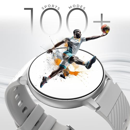 Image of beatXP Evoke Neo 1.43 inch Super AMOLED Display Bluetooth Calling Smart Watch, 466 * 466px, 800 Nits, 60Hz Refresh Rate, 100+ Sports Modes, 24 /7 Health Tracking, AI Voice Assistant, IP67