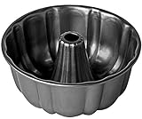 【INHALT】Gugelhupf Backform aus Karbonstahl, hitzebeständig bis 230 °C, PTFE- und PFOA-FREI