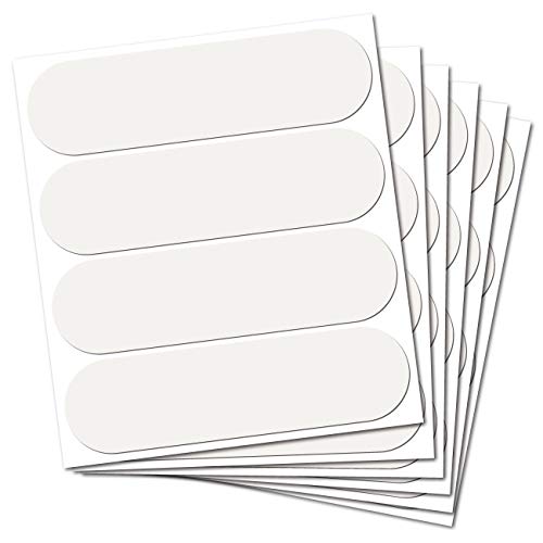 Autocollants réfléchissants blancs 8,5 x 2,7 cm lot de 6 kit 4 bandes haute visibilité casque