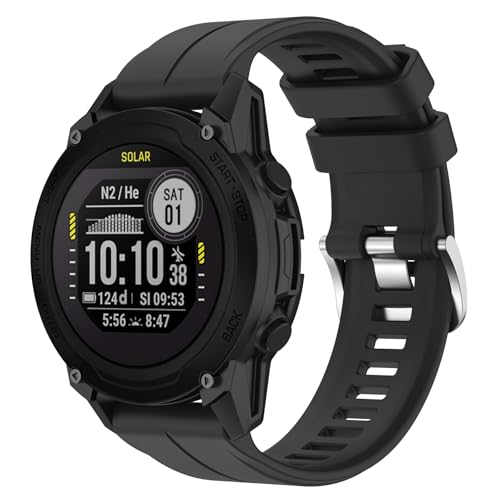 Compatible for Garmin �K�[�~�� Forerunner 965/ Forerunner 955�Ή� �V���R���������o���h for Garmin Forerunner945/ 935 (�u���b�N)