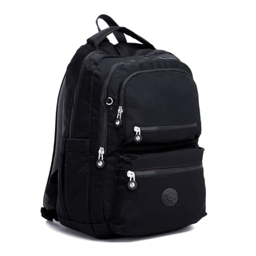 Mochila Bolsa Fofa Estilosa Elegante Academia Impermeável Escolar Viagem Trabalho Treino Fashion Mochilas Para Feminina Masculina Notebook Moderna Leve Passeio (Preto)