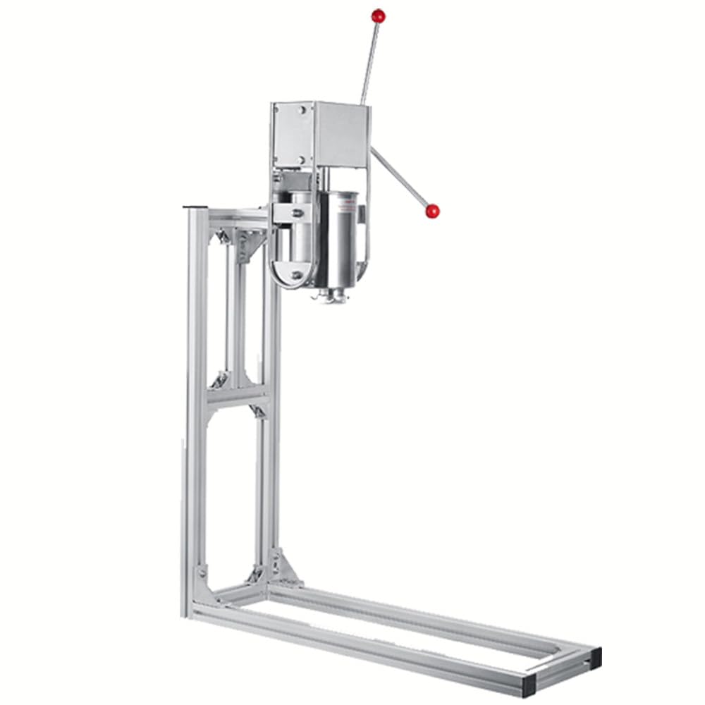 Machine à Churros Commerciale Manuelle,Machine à Beignets Espagnols en Acier Inoxydable,Capacité 3l/5l/7l,4 Buses Remplissage,pour Restaurants,Boulangeries 7L