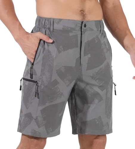 Short cargo de randonnée homme léger avec poches de marche