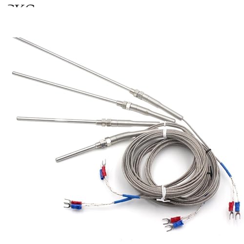 Termopar PT100 M8 para control térmico de 200 a 600 grados con sonda de 100mm 6