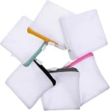 JOINPAYA 6pcs Laundry Bag Mesh Wash Bag Mini Washing Machine Underwear Washing Bag Wash Bags Protecting Foldable Laundry Pouch Travel Sandwich Mesh Laundry Bag Bra
