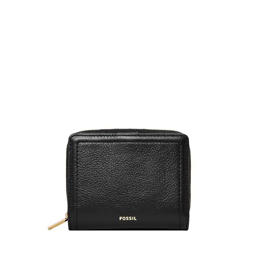 Image of Fossil Women's Logan RFID-Blocking Leather Mini Multifunction Bifold Wallet