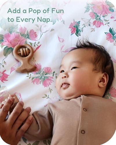 Image of Crib Sheets 2 Pack, Fitted Crib Sheet for Standard Crib Mattress 28x52x9, Ultra Soft Jersey Knit, Breathable Stretchy Deep Pocket, Snug Fit Stays Put, Baby Crib Mattress Sheet