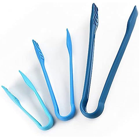 3 Piece Set Bread Tongs Plastic Kitchen Tongs Multifunctional Cooking Tongs for Home Kitchens Camping Parties Outdoor Barbecues and Bakery Etc Cover