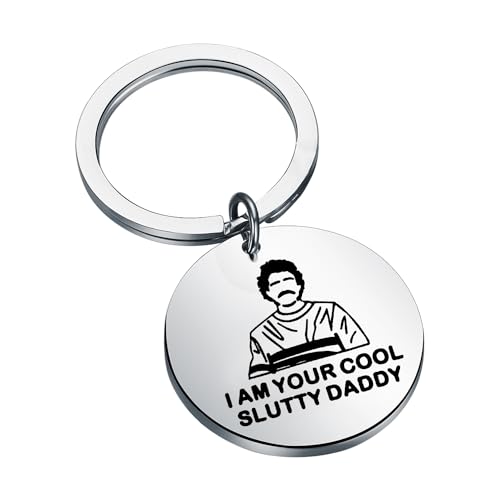 BLEOUK DaddyP Keychain Fans Gift Daddys I Am Your Cool Slutty DaddyP Jewelry (I AM YOUR COOL SLUTTY DADDY)