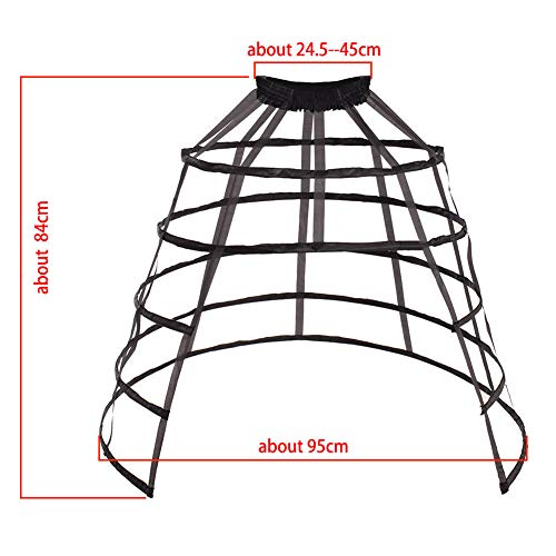 Pannier Petticoat Women Victorian Bustle Cages Hoop Skirt Cage Skirt for Women