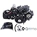 125CC 4-Stroke ATV Engine Motor,Single Cylinder Air Cooling 7.64HP Horizontal Engine Motor Kit, Electric Start Go Kart Transmission, for Motorcycle, ATV (3 Forward Gears and 1 Reverse)