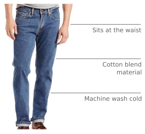 Image of Levi's Men's 505 Regular Fit Jeans (Also Available in Big & Tall)