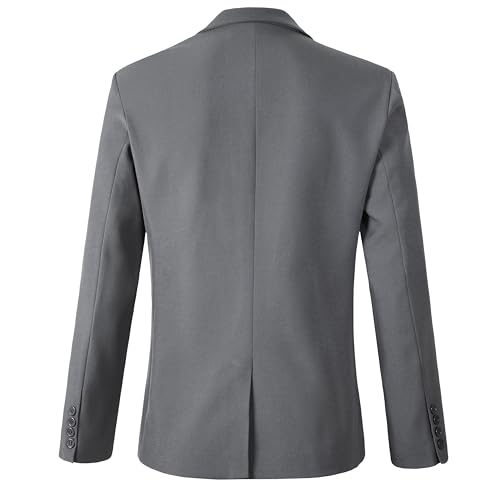 Beninos Mens Sport Coat Casual Blazer Peak Lapel Business Suit Jacket