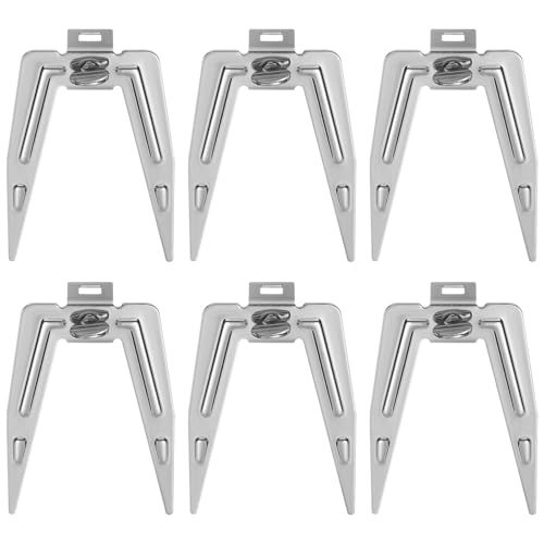 CIYODO 6 set Forchette Girarrosto in Acciaio Resistente per Pollo Spiedo Rotante per Forno e Barbecue Accessori Stabili per Friggitrice ad Aria e Cottura Bbq