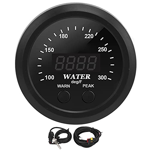 Medidor de temperatura del agua digital Hidyliu universal de 2.5 pulgadas con sensor LED 6