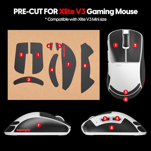 Image of Pulsar Gaming Gears Supergrip Mouse Grip Tape for Xlite v3, Mini