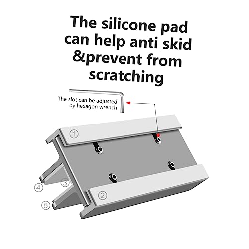 Soporte Vertical Ajustable para Laptop de Aluminio miniatura 3