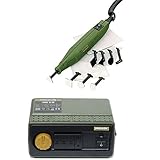 Proxxon 28594 PS 13 12V Electric Pen Sander, Proxxon 38704 NG 5/E Transformer
