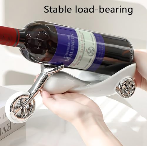 Casier à vin moto stable et facile à nettoyer pour table