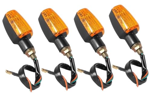 Bombilla intermitente universal de alta intensidad y 8W con luz trasera ámbar 12V