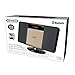 Jensen JBS-300 Champagne Gold Modern Bluetooth Stereo Music System for Home with CD/MP3/WMA Player Wireless Streaming USB Port for MP3 Playback | AM/FM Stereo (Remote Included) (Limited Edition)