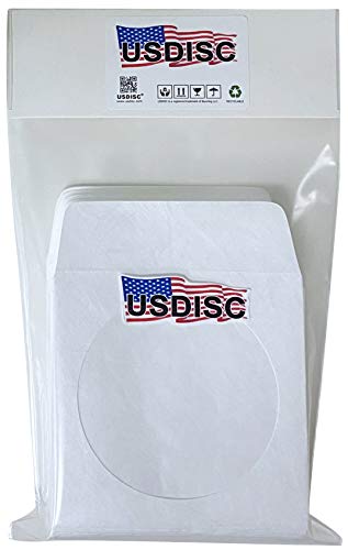 Big Sale USDISC Tyvek Sleeves Window, Flap, White, Pack of 1000