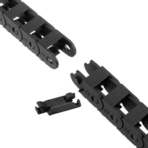 Porte-câble de chaîne avec connecteurs d'extrémité routeur CNC 10x11mm - 6