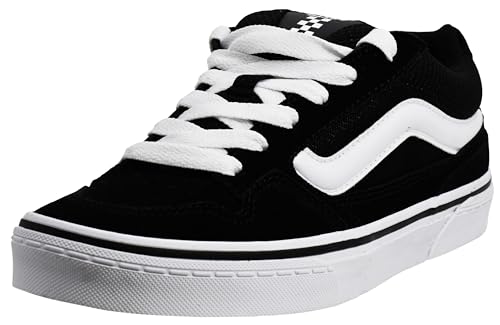 Vans Caldrone - Zapatos para Mujer, Gamuza/Malla Negro/Blanco, 36 EU Vans Caldrone - Zapatos para Mujer, Gamuza/Malla Negro/Blanco, 36 EU