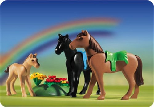 Preisvergleich Produktbild Playmobil 3114 - 2 Pferde und Fohlen