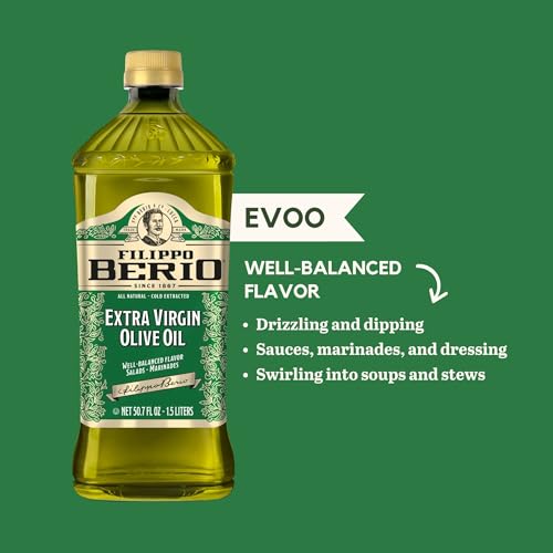 Filippo Berio Cold Pressed Extra Virgin Olive Oil, 50.7 Ounce rPET Bottle, Contains Polyphenols - Image 3