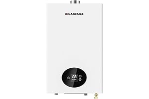 CAMPLUX 10L Tankless Water Heater for Indoor and Outdoor Use, Instant On...