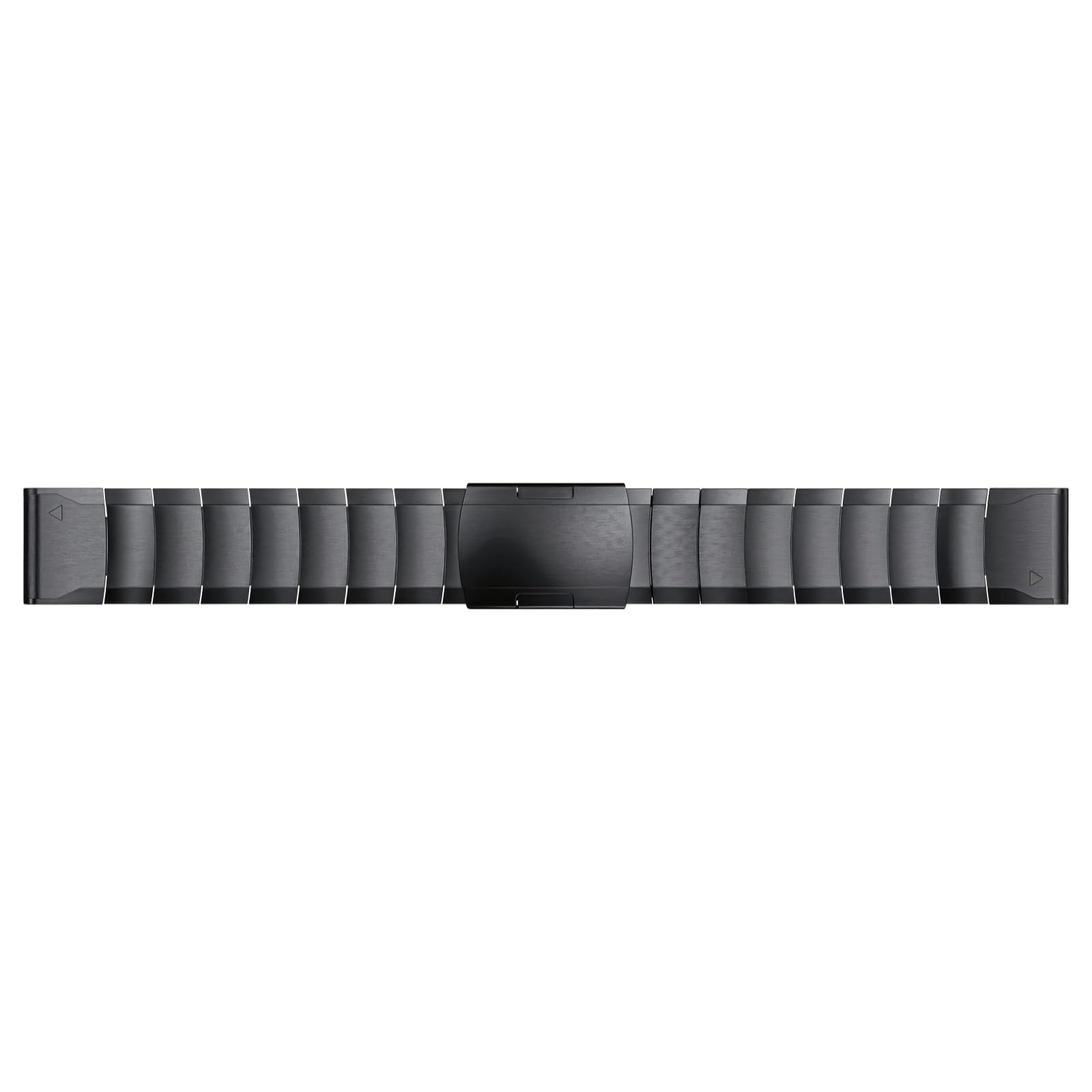 Metalowy pasek do zegarka Garmin Fenix 5X 6X 7X, kompatybilny z serią Garmin Fenix, regulowana konstrukcja ogniw, szczotkowane matowe wykończenie, lekki do noszenia na co dzień, 1.02 in / 26 mm